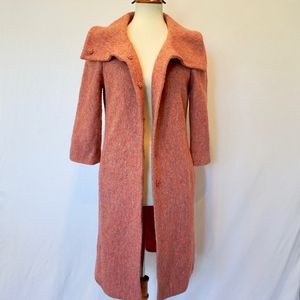 INC Bubble Gum Pink SPRINKLES Wool Coat